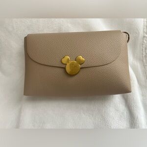 brand new - Crossbody bag- tan color - Mickey Mouse inspired